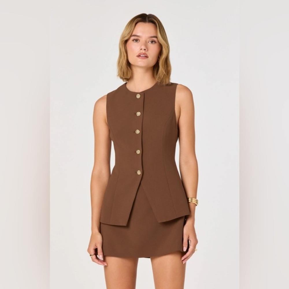 Micas Dilone vest brown size M PG2-28
